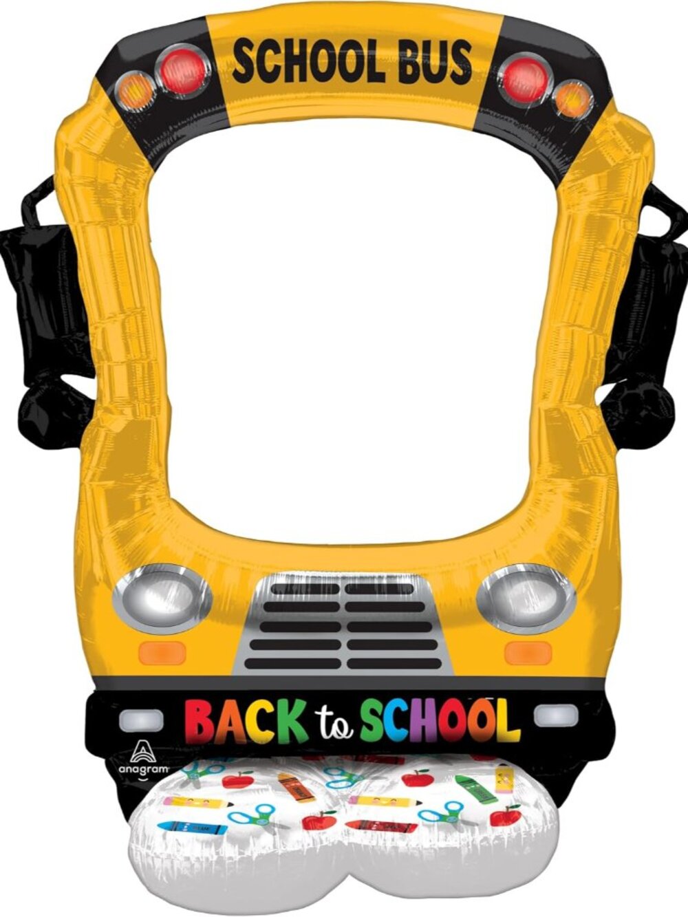 Back to School Airloonz Selfie Bus Balloon - 56"